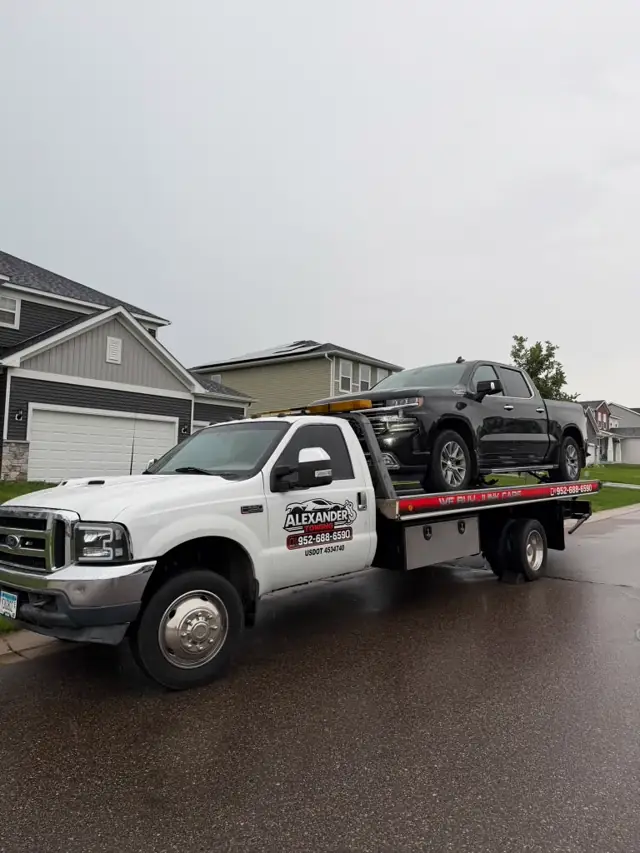 Sedan towing in Minnesota