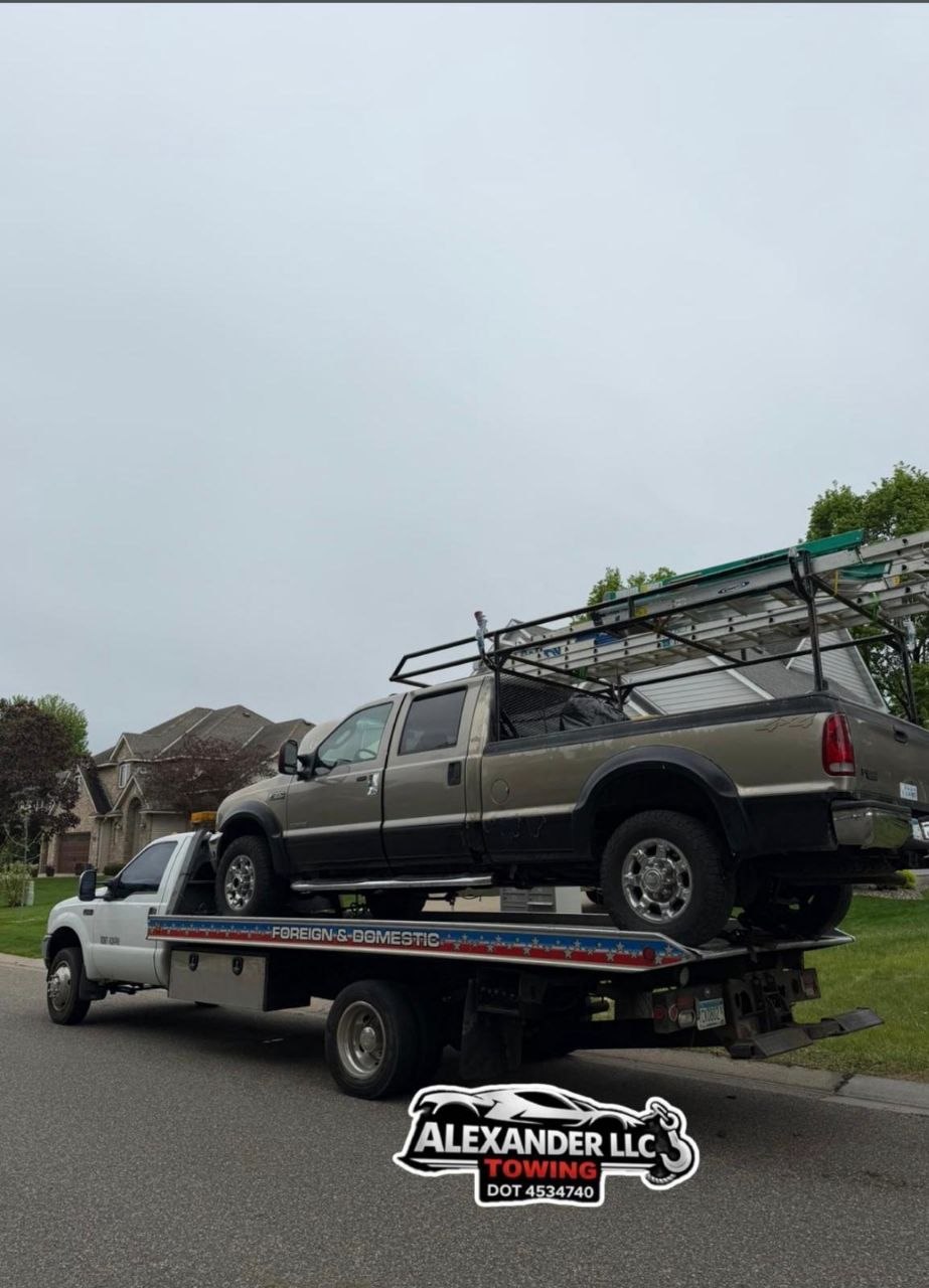 Professional towing service Minnesota