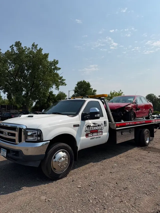 Vehicle transport towing in Minnesota