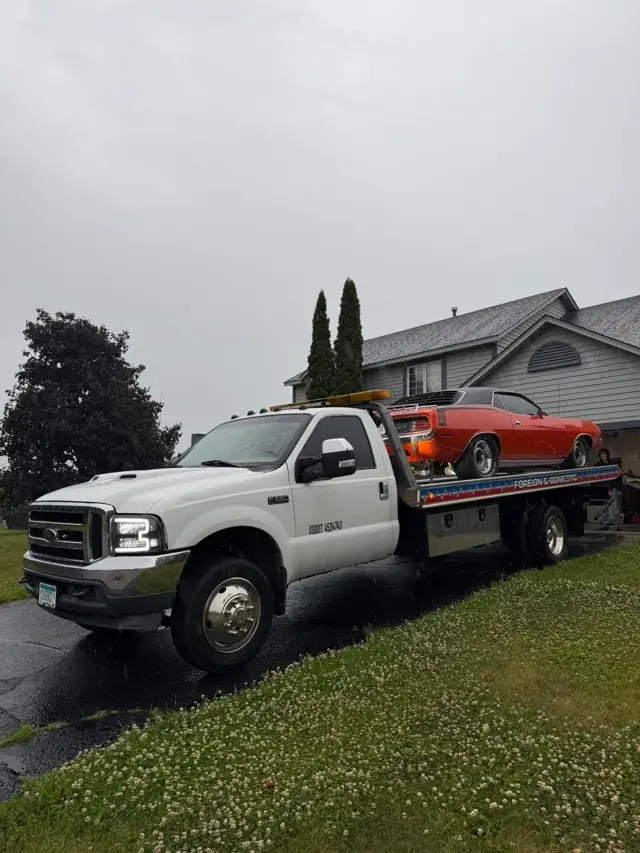 Alexander LLC Towing flatbed truck in Minnesota